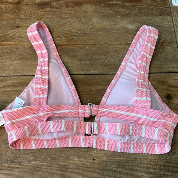 Splendid pink striped bikini top - Picture 2 of 2